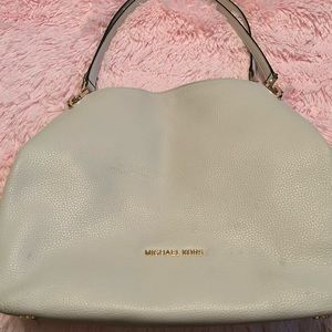 Michael Kors Cream Leather Tote